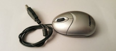 Mouse Optic Medion, Model M101, USB, Silver foto