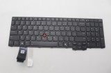 Tastatura Laptop, Lenovo, ThinkPad 5N21M39899, 5N21M40153, 5N21M39604, iluminata, neagra, layout US
