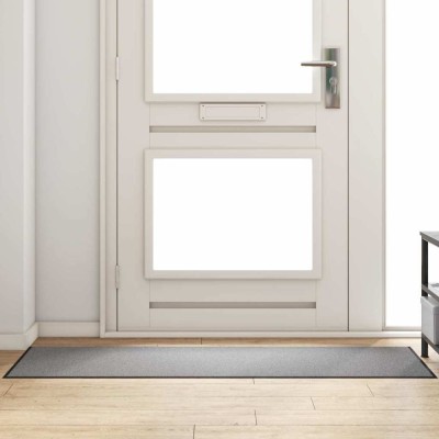 vidaXL Covoraș de intrare Altele Gri și negru 60 x 180 cm 4100771 foto