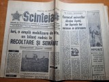 Scanteia 30 octombrie 1972-art. valea motrului,meciul de fotbal romania-albania