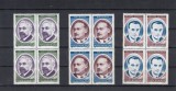 1992 LP 1292 -130 ANI MINISTERUL DE EXTERNE AL ROMANIEI BLOCURI DE 4 MNH