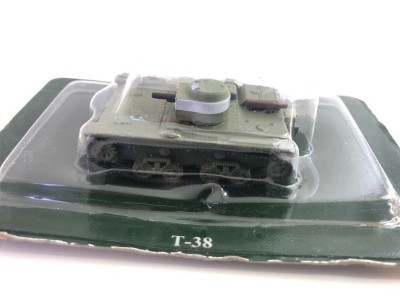 Macheta tanc russian T-38 foto