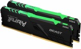 Memorie DDR Kingston DDR4 32 GB, frecventa 3200 MHz, 16 GB x 2 module, radiator, &amp;quot;KF432C16BB1K2/32&amp;quot;