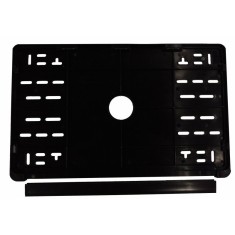 Suport numar inmatriculare 34x20cm 1buc - Negru V07 foto
