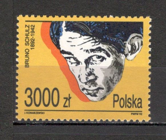 Polonia.1992 100 ani nastere B.Schulz-scriitor,grafician MP.268