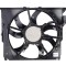GMV radiator electroventilator BMW Seria 5 F10/F11, 2010-2017, 518d, 520d, motor 2.0 d, diesel, 600 W; 500 mm; 3 pini
