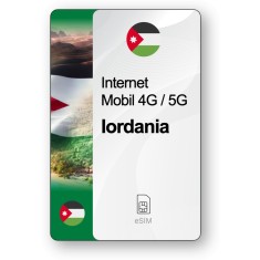 eSIM Internet Iordania, valabil 7 zile, trafic 1 GB, Standard