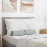 vidaXL Perne Bolster 2 pcs Gri deschis &Oslash; 15 x 40 cm 42014285