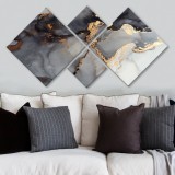 Cumpara ieftin Set tablouri canvas (4 bucati) 4MDF1471082561 Multicolor 60x115 cm