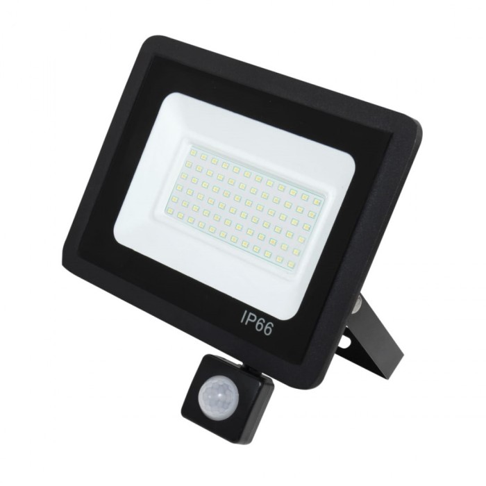 Proiector LED 100w, 6500k, Slim cu Senzor