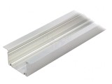 Profil Aluminiu &Icirc;ncastrat pentru Module LED 1m Natural PHIL