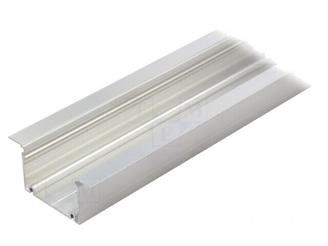 Profil Aluminiu &Icirc;ncastrat pentru Module LED 1m Natural PHIL