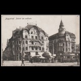 Carte poștală veche Oradea &ndash; Fekete Sas Sz&aacute;lloda (Hotel Vulturul Negru) &ndash; 1917
