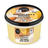 Crema pentru corp cu lapte de migdale si banane, 250ml, Organic Shop