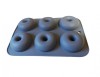 Forma silicon, Pentru Gogosi sau Prajituri, 6 cavitati, Gri, 26 cm, 342COF