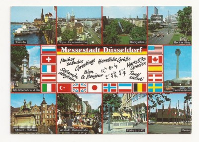 SG2 - Carte Postala - Germania - Messestadt Dusseldorf, neirculata foto