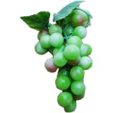 Strugure chiorghine artificial pentru decorare sau activitati crafts, plastic, 16 cm, verde