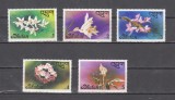 A12 S6 5 - Timbre foarte vechi - Buthan - flori exotice, Flora, Nestampilat