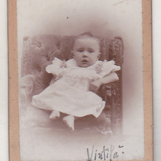 bnk foto Portret de copil - Foto Louis Bucuresti 1898