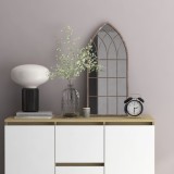 vidaXL Oglindă, nisipiu, 70x30 cm, fier, pentru utilizare &icirc;n interior