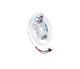 Banda led RGB adresabila de interior tip zig-zag, WS2812B 60led m 5050 5v