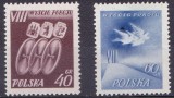 TSV % - 1955 MICHEL 905-906 POLONIA, MNH** LUX