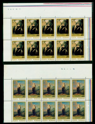 1981 LP1038 The 150th Anniversary of the Birth of Theodor Aman Mi: MNH RO 3810 foto