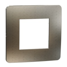 Rama Ornament 2M metal Schneider Unica Studio bronz alb NU280250M foto