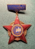 Insigna Fruntas in intrecerea socialista 1968