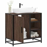 Cumpara ieftin Dulap pentru chiuvetă de baie stejar maro 65x33x60 cm lemn