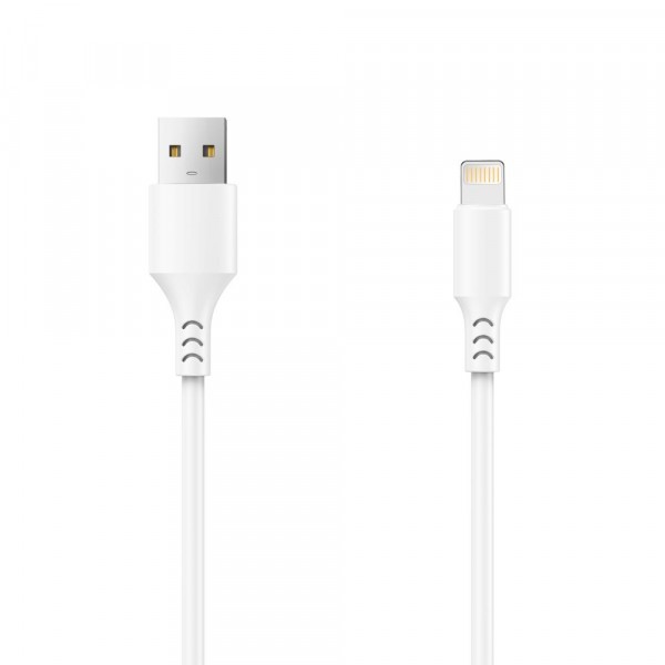 Cablu Date si Incarcare USB-A - Lightning Setty, 18W, 1m, Alb