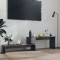 Gossi comoda tv, gri extralucios, 180x30x43 cm, pal