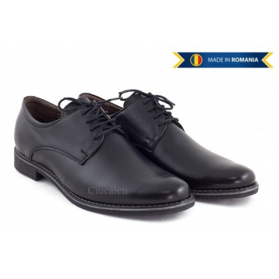 Pantofi barbati casual din piele naturala box - 335NBOX foto