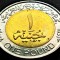 Moneda exotica bimetal 1 POUND - EGIPT, anul 2008 *cod 2740 = UNC