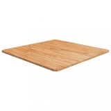 VidaXL Blat masă pătrat maro deschis 70x70x1,5cm lemn stejar tratat