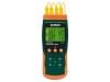 Termometru Digital EXTECH SDL200 LCD 4 Canale cu Functii HOLD, MIN/MAX, Memorie 99 Valori, Unitati C/F, Husa