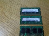 Memorie ram laptop DDR 2 de 512mb hynix si samsung , 3 placute