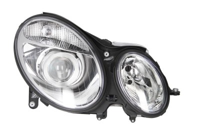 Far Mercedes Clasa E (W211) 03.2002-06.2006, partea Dreapta, Tip=Hella; tip bec H7+H7+PY21W+W5W; electric; cu motor, DEPO foto