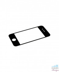 Geam Sticla Apple Iphone 4G Negru foto