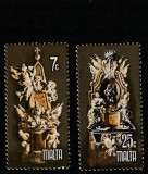 Malta 1978--Europa CEPT,serie 2 valori dantelate,MNH,Mi.569-570, Organizatii internationale, Nestampilat