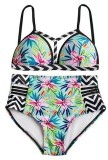 Cumpara ieftin Costum de baie cu talie inalta - S, multicolor, 140 g