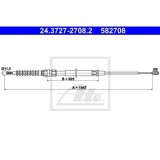 Cablu frana mana Audi A3; Seat Altea, Leon, Toledo 3; Skoda Octavia 2; Vw Eos, Golf Plus, Golf 5, Jetta 3 Ate 24372727082, parte montare : spate