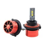 Cumpara ieftin Set 2 LED-Uri Auto Techstar&reg; P14, 9004, 120W, 18000 Lumeni, 6000K, 12-24V, Unghi Fascicul 360&deg;, CSP 3570, Canbus, Radiator Aluminiu, Racire Cooling Te
