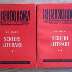 Scrieri literare 2 volume/ Gh. Asachi