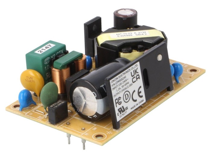 Convertor AC/DC 50W 24VDC, 3kV