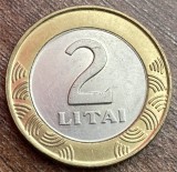 C50 - Moneda foarte veche - Lituania - 2 litai - 2001
