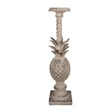 Cumpara ieftin Sfesnic lumanare ceramica bej 13x13x50 cm
