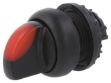Comutator rotativ 22mm roșu 2 poziții