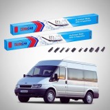 Cumpara ieftin Ștergătoare Ford Transit MK6 V184 Van 2000-2006 | Set Față Flat Premium &ndash; TeamCar&reg;