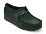 Mocasini CLARKS verzi, WALLABEE EVO SH, din piele intoarsa